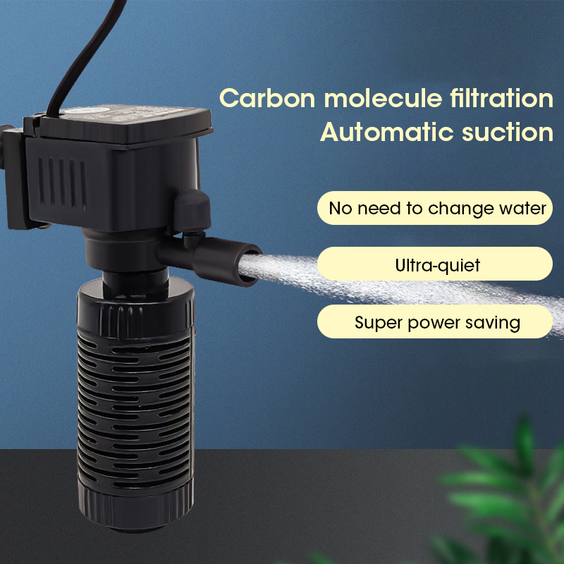 Marine Aquarium Overflow Box - Mini filtro per acquario, pompa sommergibile