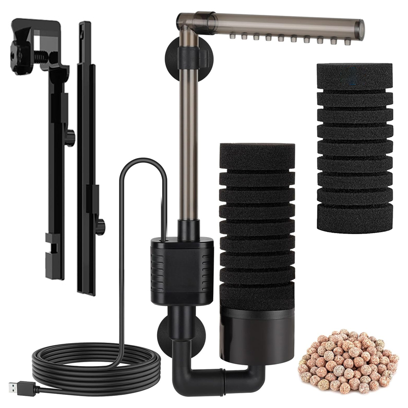 Marine Aquarium Overflow Box - Filtro per acquario USB silenzioso Filtro