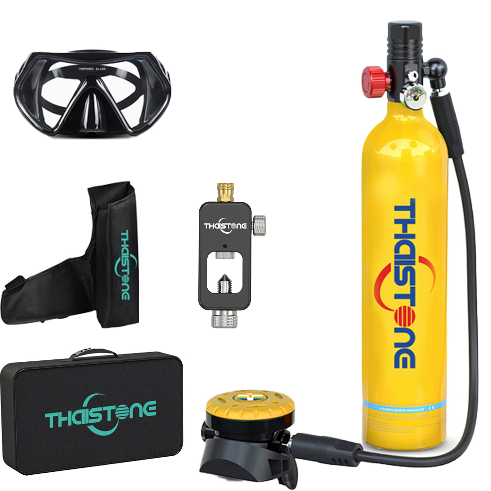 Marine Aquarium Equipment - THAISTONE-1L Bombola Subacquea Portatile, Cilindro di