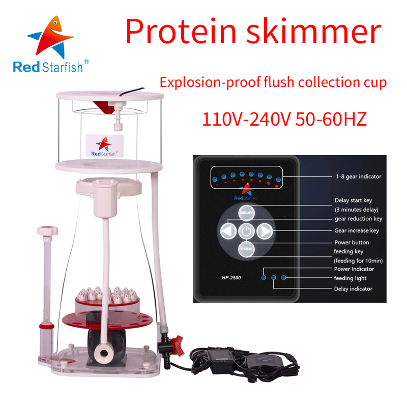 Marine Aquarium Equipment - 110-240V Stella Marina Rossa Acquario Schiumarola
