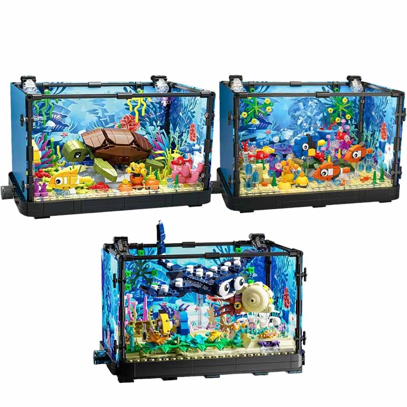 Marine Aquarium Home - Set di blocchi da costruzione per