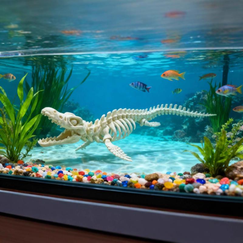 Marine Aquarium Home - Nuovo Modello di Scheletro di Dinosauro,
