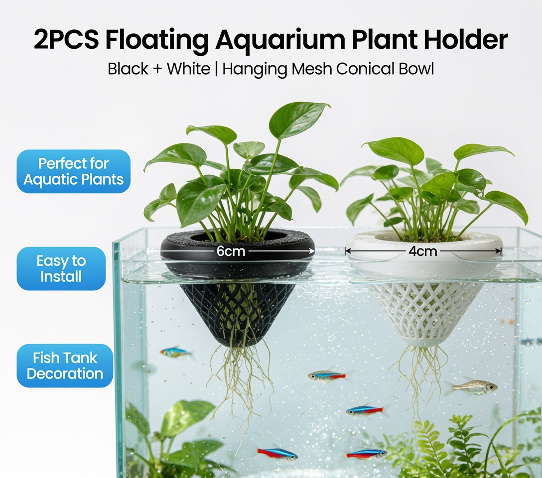 2 Pezzi Portapiante Galleggian - Marine Aquarium Hobby recensione e prezzo