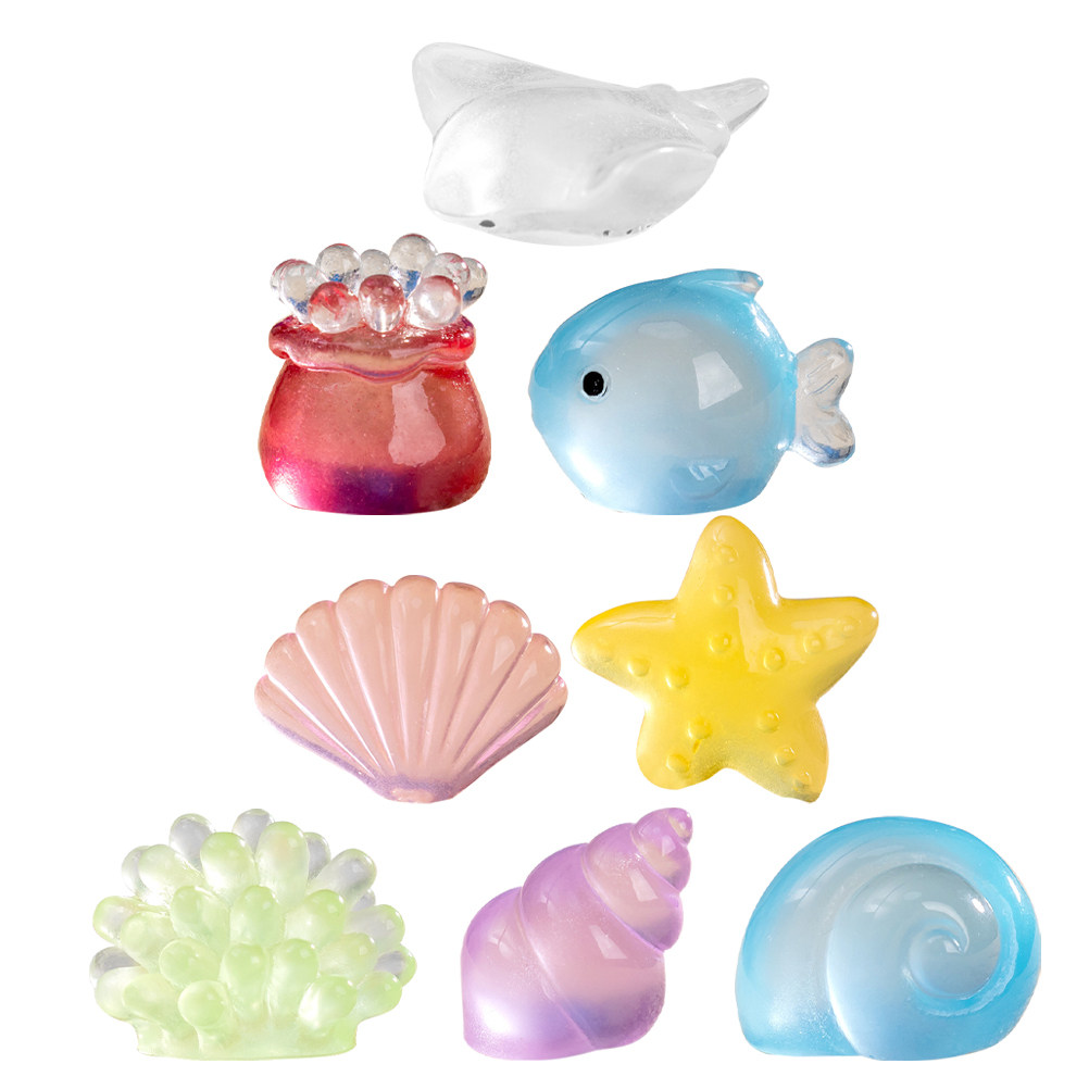 8 Pezzi di Decorazioni in Resi - Marine Aquarium Home recensione e prezzo