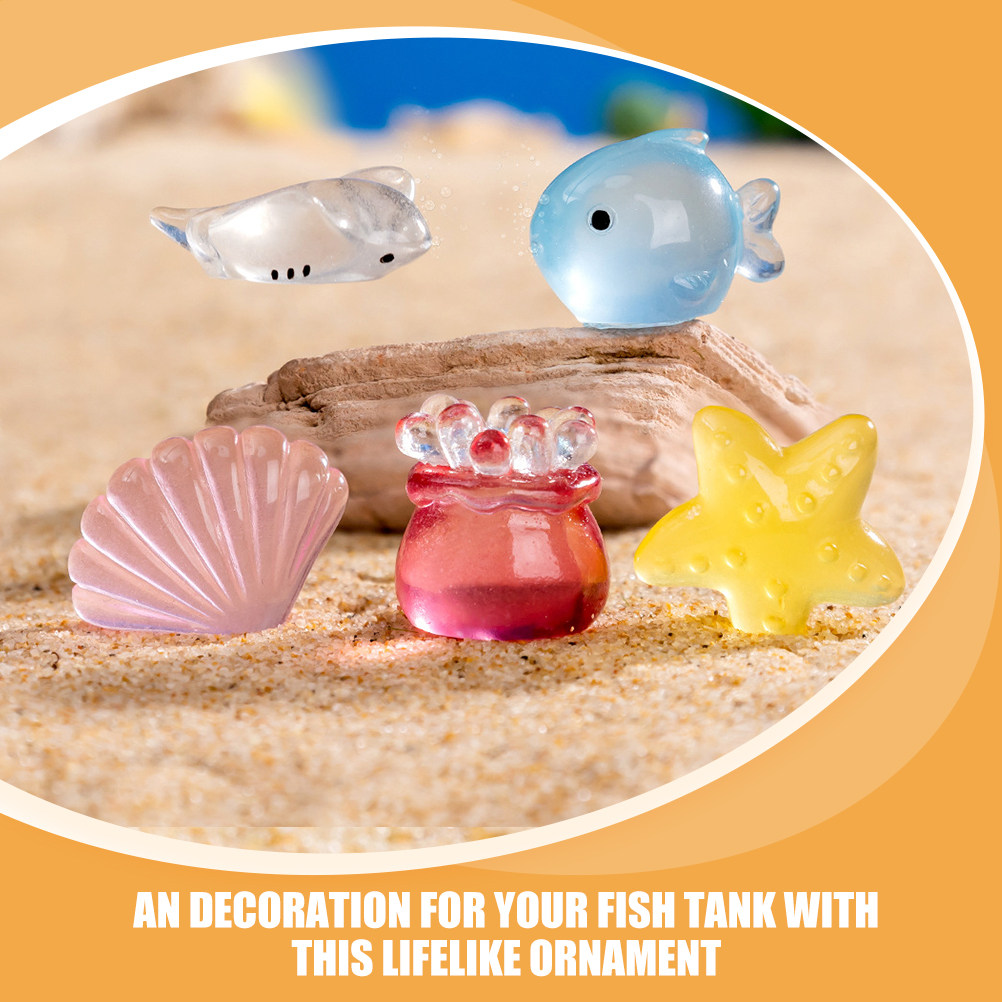 8 Pezzi di Decorazioni in Resi - Marine Aquarium Home recensione e prezzo