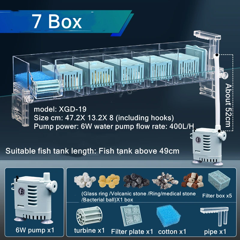 Rullo filtro cascata a parete  - Marine Aquarium Overflow Box recensione e prezzo